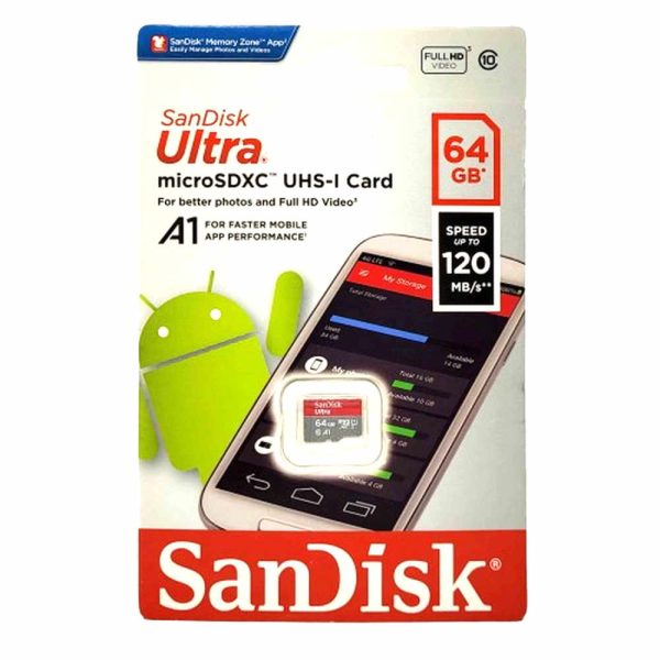 کارت حافظه SanDisk با ظرفیت 64 گیگابایت