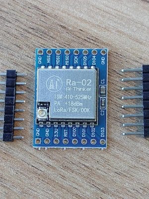 معرفی ماژول فرستنده و گیرنده بی‌سیم LORA-RA02 چیپ SX1278 فرکانس 433MHz