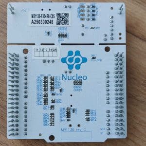 برد توسعه STM32 NUCLEO-F334R8 - نمای پشت برد