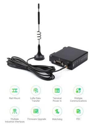 مبدل LoRa به RS232/RS485/RS422 با چیپ SX1262: ارتباط صنعتی هوشمند در فواصل طولانی