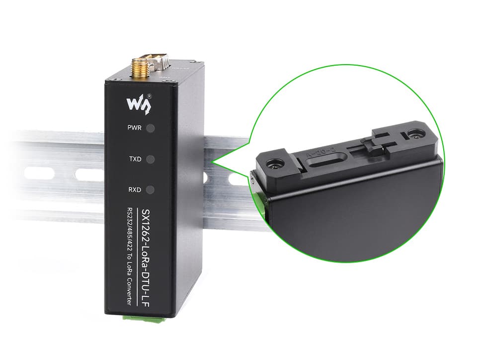 SX1262-LoRa-DTU-LF مبدل LoRa به RS232/RS485/RS422