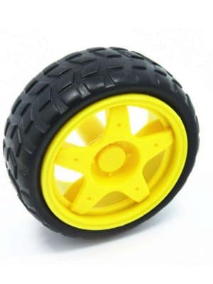 چرخ طرح جاده کونیک خور زرد 65mm