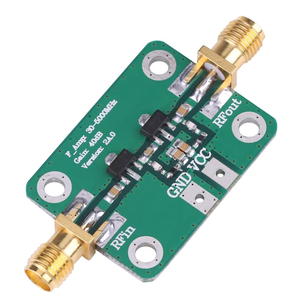 RF Broad Band Amplifier Module تقویتکننده RF 30-4000MHz بهره 40dB برای HF تا UHF